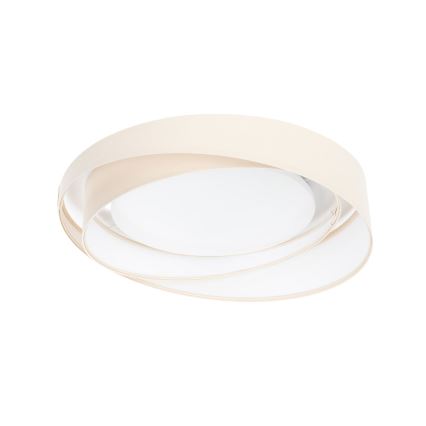 LED prigušiva plafonska svetiljka SMART GALAXY MODERN LED/24W/230V 3000-6500K prečnik 55 cm krem/bela + daljinski upravljač