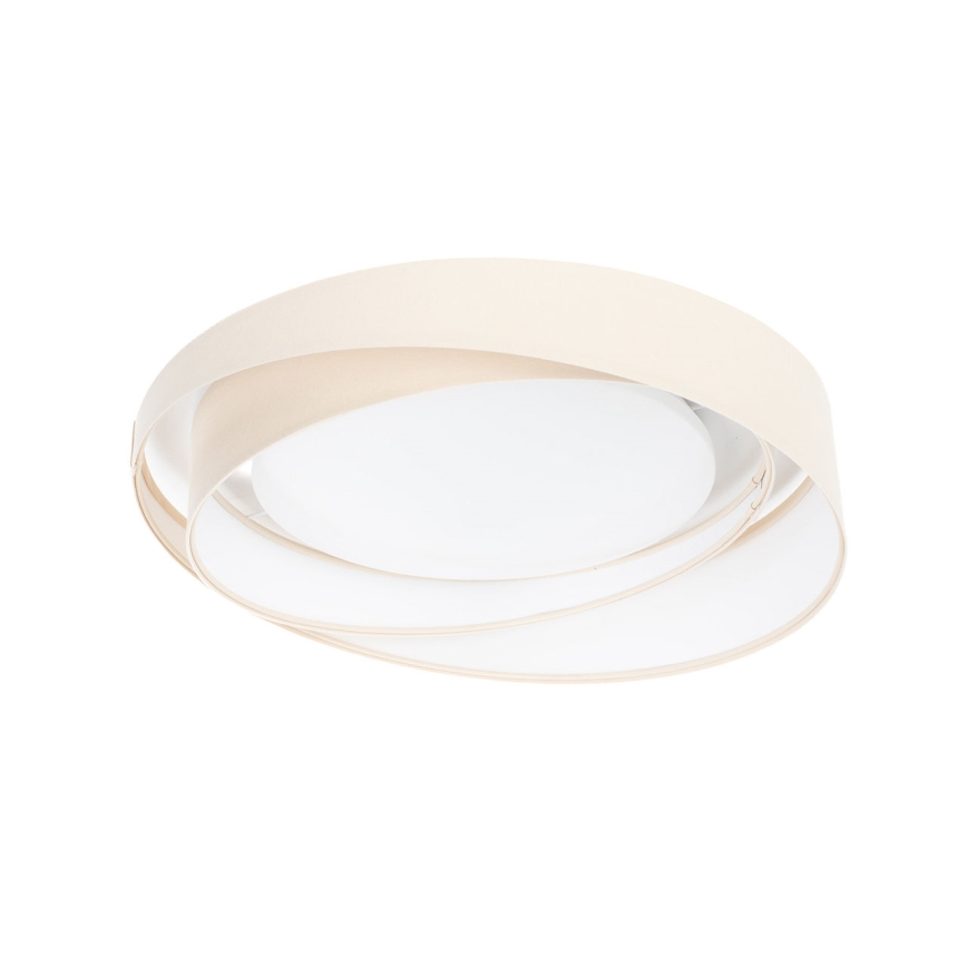 LED prigušiva plafonska svetiljka SMART GALAXY MODERN LED/24W/230V 3000-6500K prečnik 55 cm krem/bela + daljinski upravljač