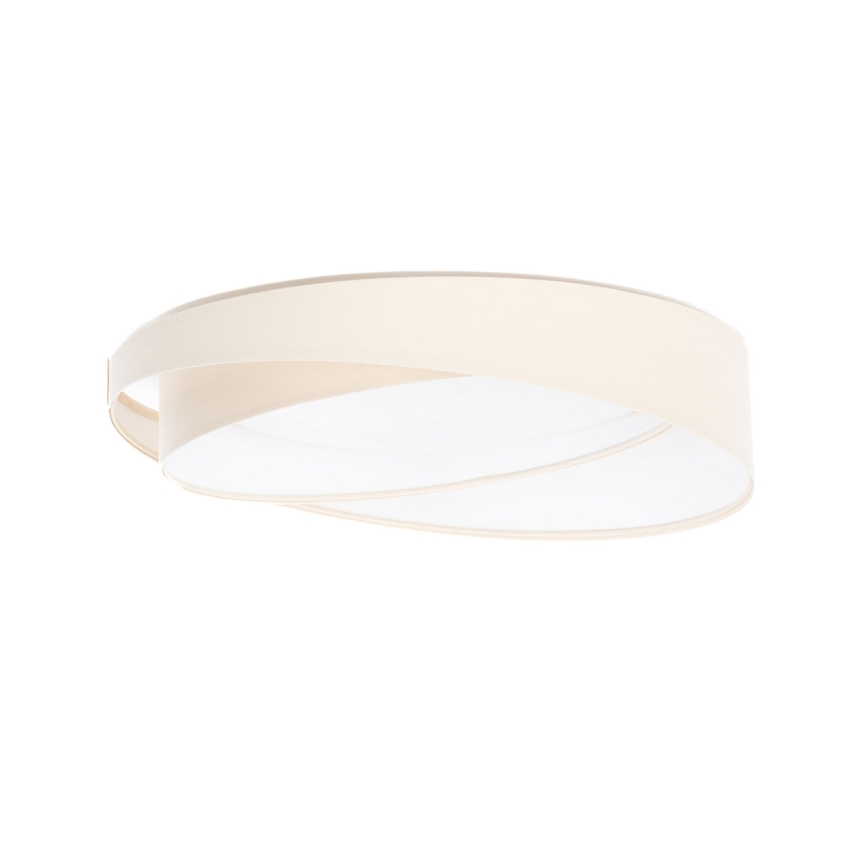 LED prigušiva plafonska svetiljka SMART GALAXY MODERN LED/24W/230V 3000-6500K prečnik 55 cm krem/bela + daljinski upravljač