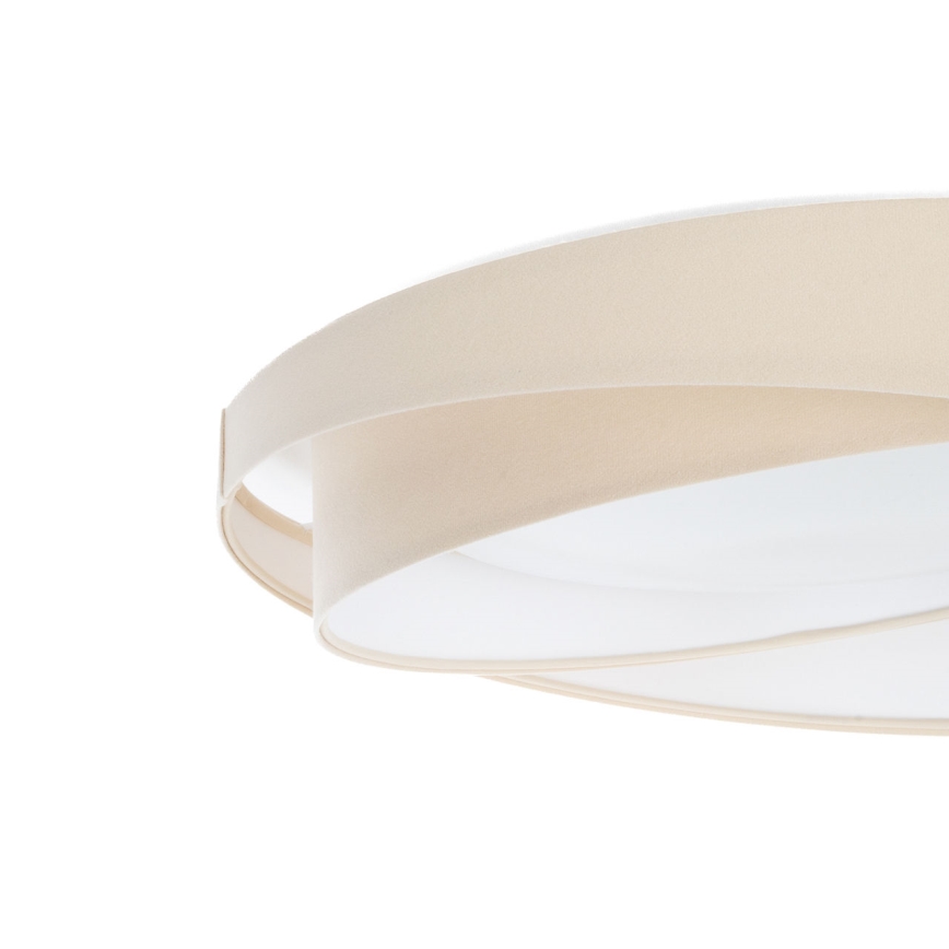 LED prigušiva plafonska svetiljka SMART GALAXY MODERN LED/24W/230V 3000-6500K prečnik 55 cm krem/bela + daljinski upravljač