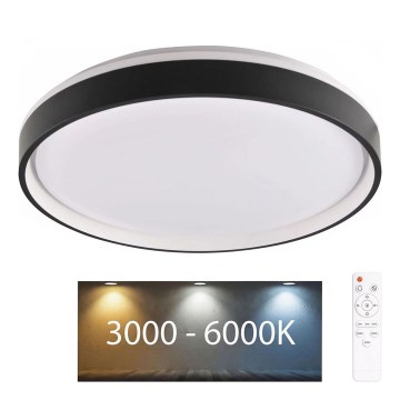 LED prigušiva stropna svetiljka za kupatilo JADWIGA LED/42W/230V prečnik 38,5 cm 3000-6000K IP44 + daljinski upravljač