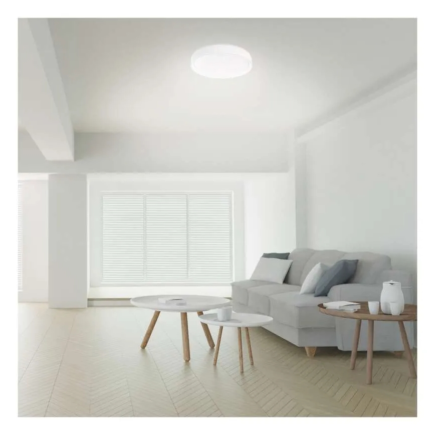LED prigušiva plafonsko svetlo GoSmart LED/45W/230V prečnik 50 cm 2700-6500K Wi-Fi Tuya + daljinski upravljač