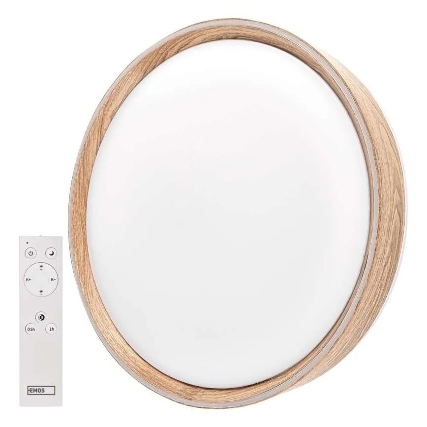 LED prigušiva stropna svetiljka ILVI LED/45W/230V 2700-6500K Ø 50 cm bež + daljinski upravljač