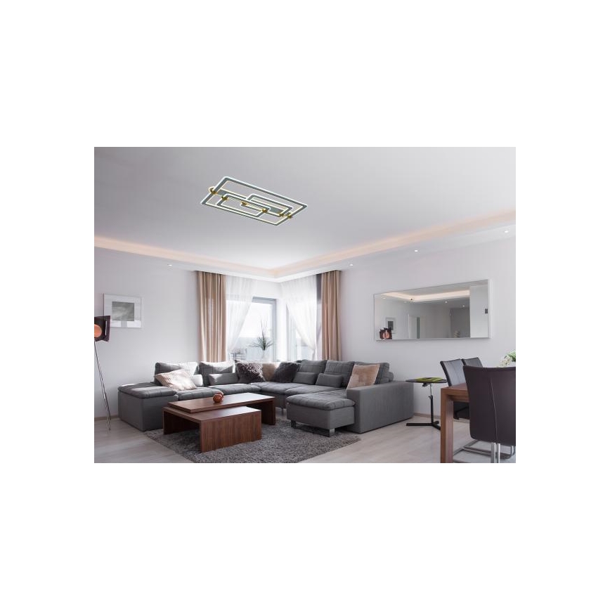 LED prigušiva stropno svetlo LED/280W/230V 3000-6500K + daljinski upravljač