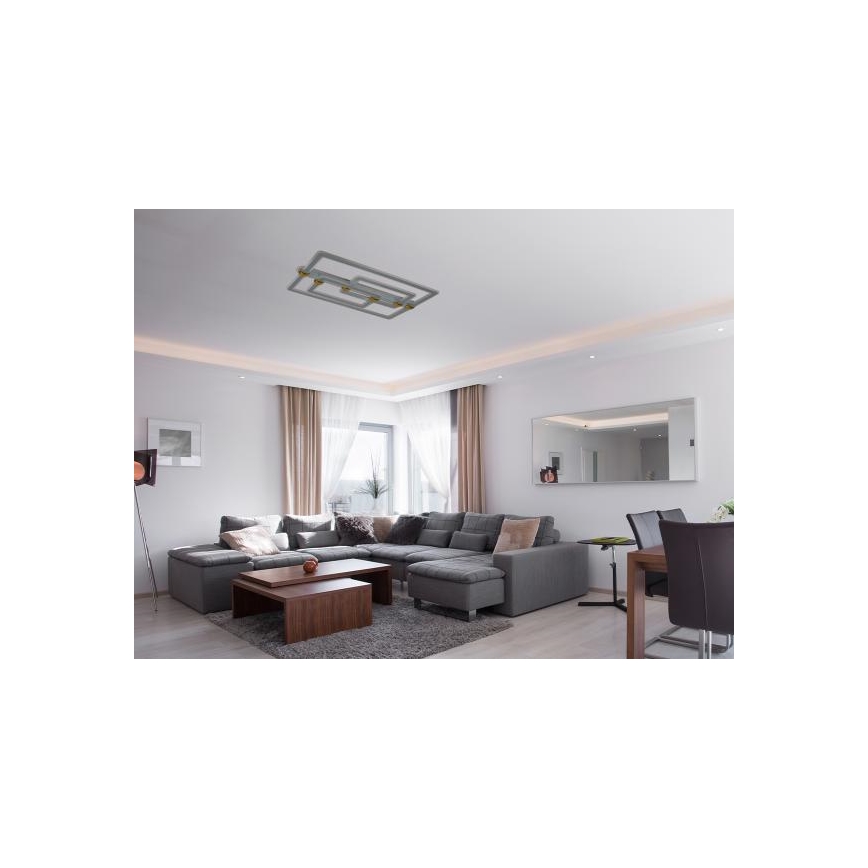 LED prigušiva stropno svetlo LED/280W/230V 3000-6500K + daljinski upravljač