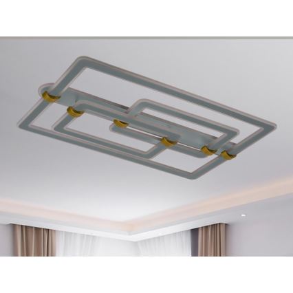 LED prigušiva stropno svetlo LED/280W/230V 3000-6500K + daljinski upravljač