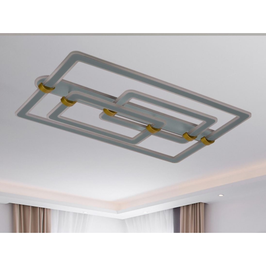LED prigušiva stropno svetlo LED/280W/230V 3000-6500K + daljinski upravljač