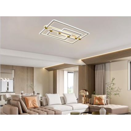 LED prigušiva stropno svetlo LED/280W/230V 3000-6500K + daljinski upravljač