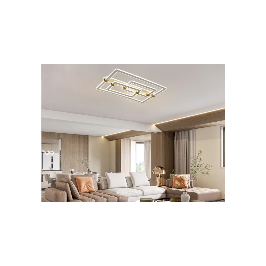LED prigušiva stropno svetlo LED/280W/230V 3000-6500K + daljinski upravljač