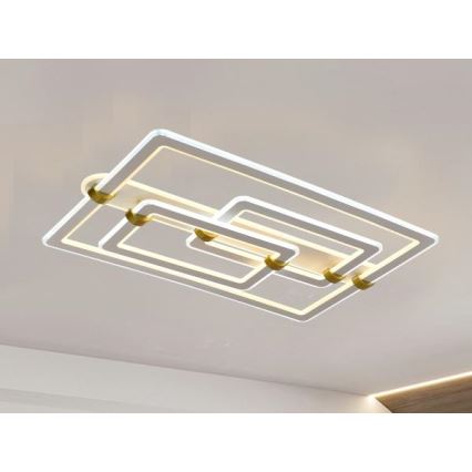 LED prigušiva stropno svetlo LED/280W/230V 3000-6500K + daljinski upravljač