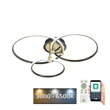 LED prigušiva stropno svetlo LED/64W/230V 3000-6500K + daljinski upravljač