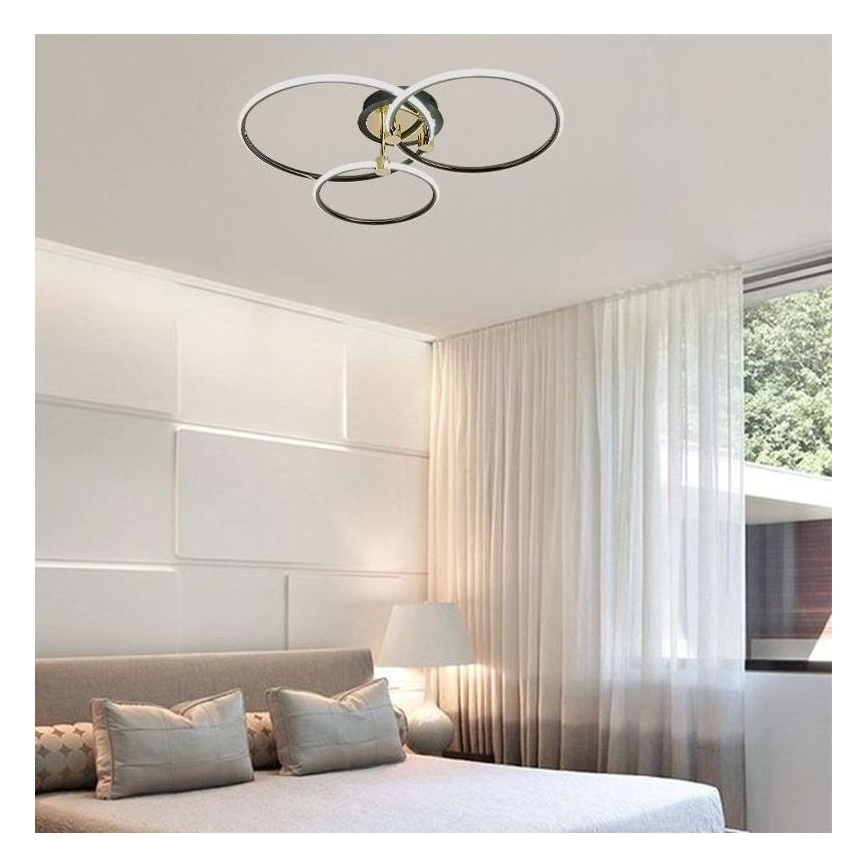 LED prigušiva stropno svetlo LED/64W/230V 3000-6500K + daljinski upravljač