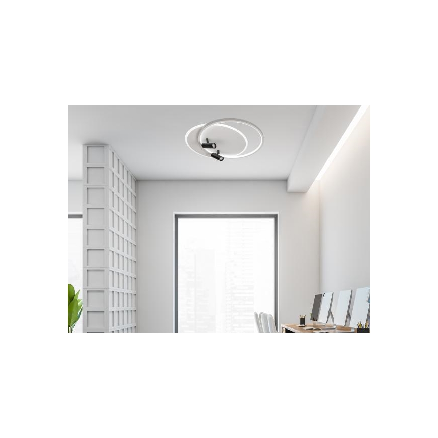 LED prigušiva stropno svetlo LED/65W/230V 3000-6500K bela + daljinski upravljač