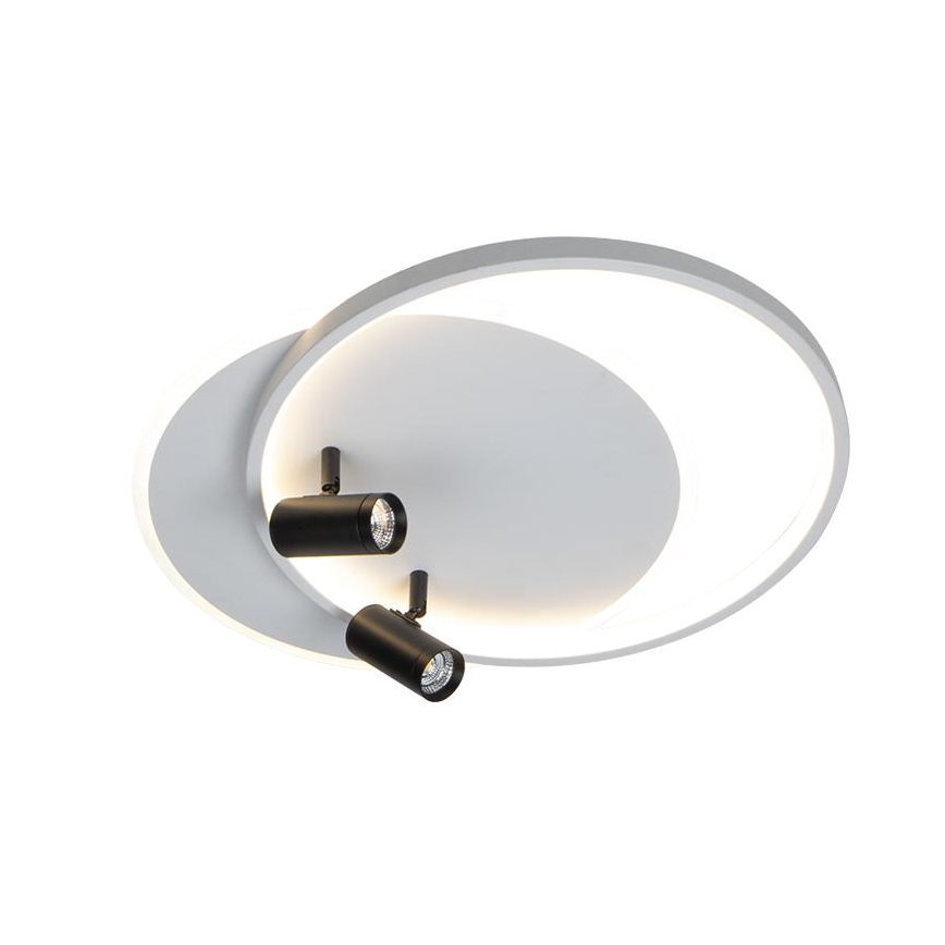 LED prigušiva stropno svetlo LED/65W/230V 3000-6500K bela + daljinski upravljač