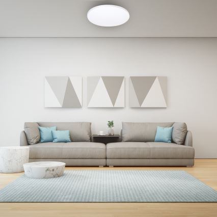 LED prigušiva stropna svetiljka SIENA LED/68W/230V + daljinski upravljač