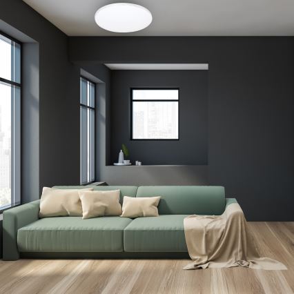 LED prigušiva stropna svetiljka SIENA LED/68W/230V + daljinski upravljač