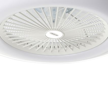 LED prigušiva plafonska svetiljka sa ventilatorom ZONDA LED/48W/230V 3000-6000K bela + daljinski upravljač