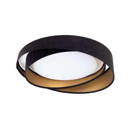 LED prigušiva stropna svetiljka SMART GALAXY MODERN LED/24W/230V 3000-6500K prečnik 55 cm crna/zlatna + daljinski upravljač
