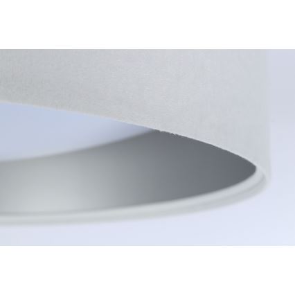 LED prigušiva stropna svetiljka SMART GALAXY LED/36W/230V prečnik 55 cm 2700-6500K Wi-Fi Tuya bela/srebrna + daljinski upravljač
