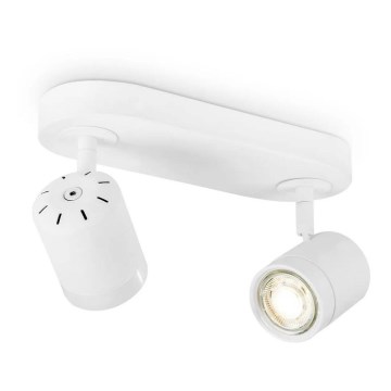 LED prigušiva tačkasta svetiljka MANU 2xGU10/5,8W/230V bela