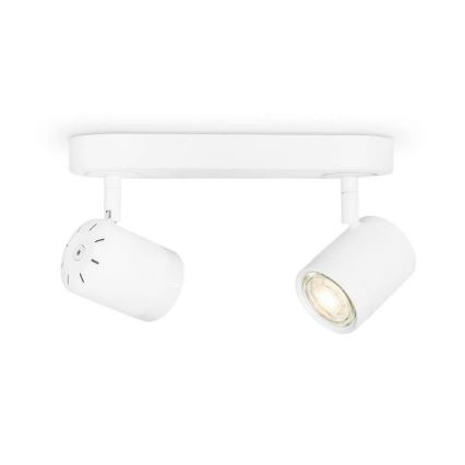 LED prigušiva tačkasta svetiljka MANU 2xGU10/5,8W/230V bela