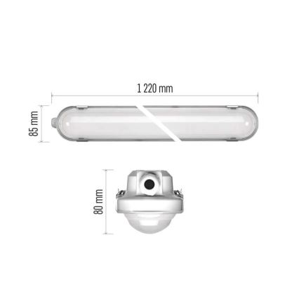 LED prigušiva tehnička svetiljka MISTY LED/21/26/31/35W/230V 6500K IP66
