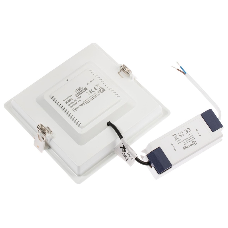 LED prigušiva ugradna svetiljka ALGINE LED/12W/230V Wi-Fi Tuya kvadratna