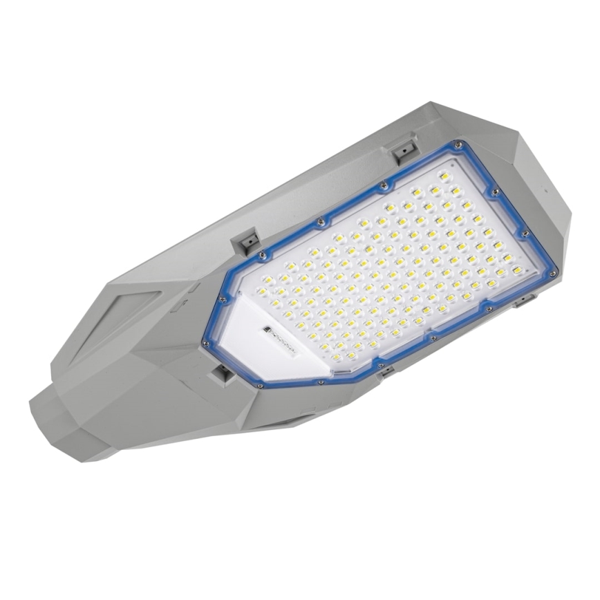 LED prigušiva ulična svetiljka sa senzorom sumraka i solarnim panelom LED/200W/20000 mAh 6500K IP65 siva