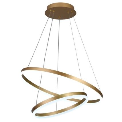 LED prigušiva luster na sajli LED/70W/230V 3000-6500K prečnik 60 cm + daljinski upravljač