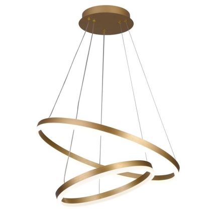 LED prigušiva luster na sajli LED/70W/230V 3000-6500K prečnik 60 cm + daljinski upravljač