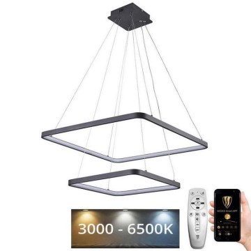 LED prigušiva viseća svetiljka na sajli LED/90W/230V 3000-6500K + daljinski upravljač