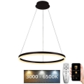 LED prigušiva viseći luster na sajli LED/42W/230V 3000-6500K prečnika 60 cm + daljinski upravljač