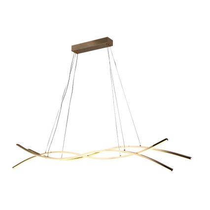 LED prigušiva viseći luster na sajli LED/80W/230V 3000-6500K + daljinski upravljač