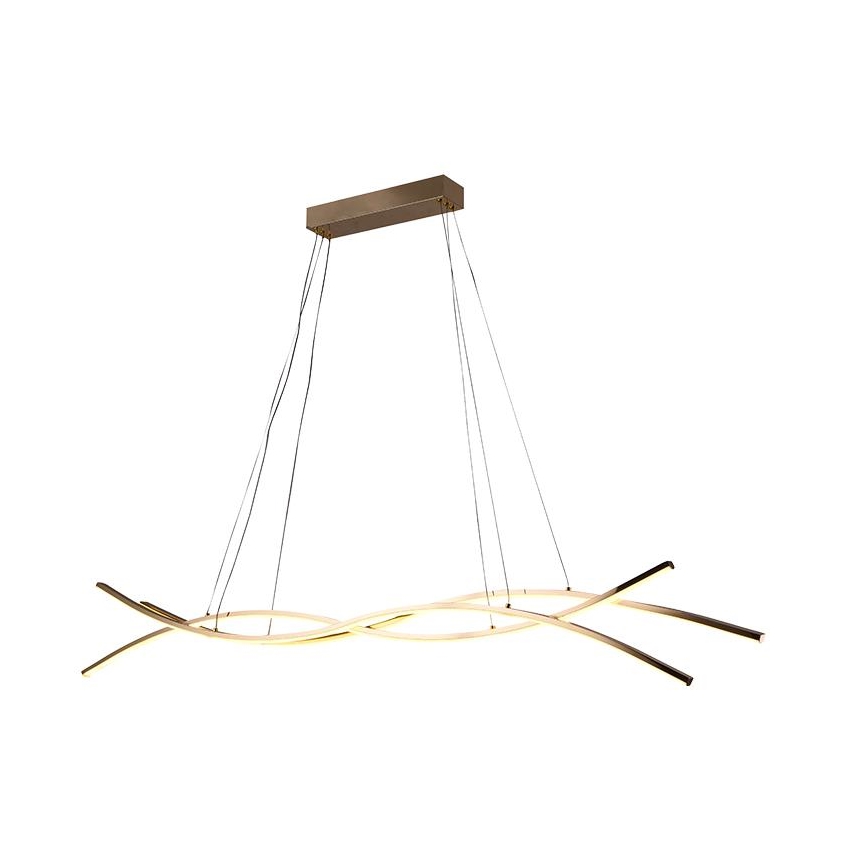 LED prigušiva viseći luster na sajli LED/80W/230V 3000-6500K + daljinski upravljač