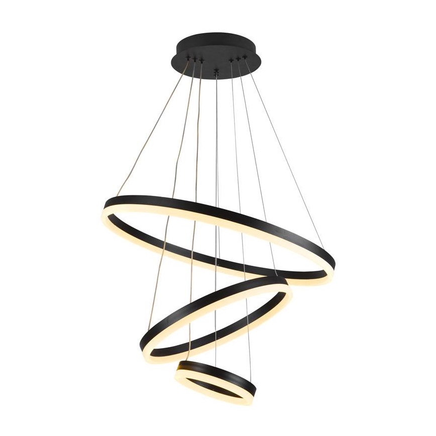 LED prigušiva luster na sajli LED/85W/230V 3000-6500K prečnik 60 cm + daljinsko upravljanje