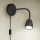 LED prigušiva zidna lampica LED/4W/230V crna