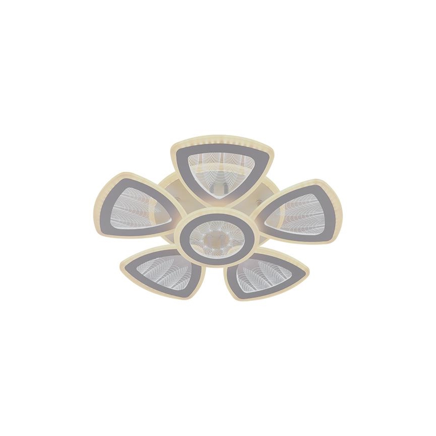 LED Prigušivi nadgradni luster LED/145W/230V 3000-6500K + Daljinski upravljač