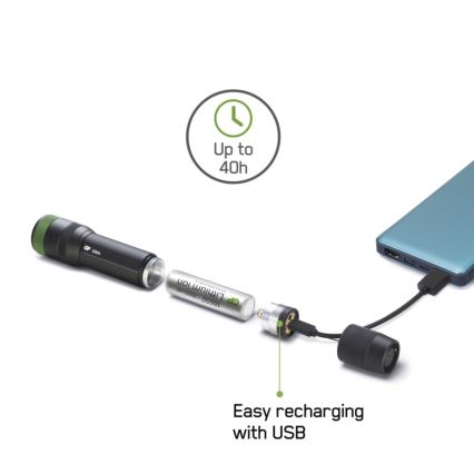 LED punjiva baterijska lampa GP DISCOVERY CR41 LED/Li-ion 3,7V IPX7