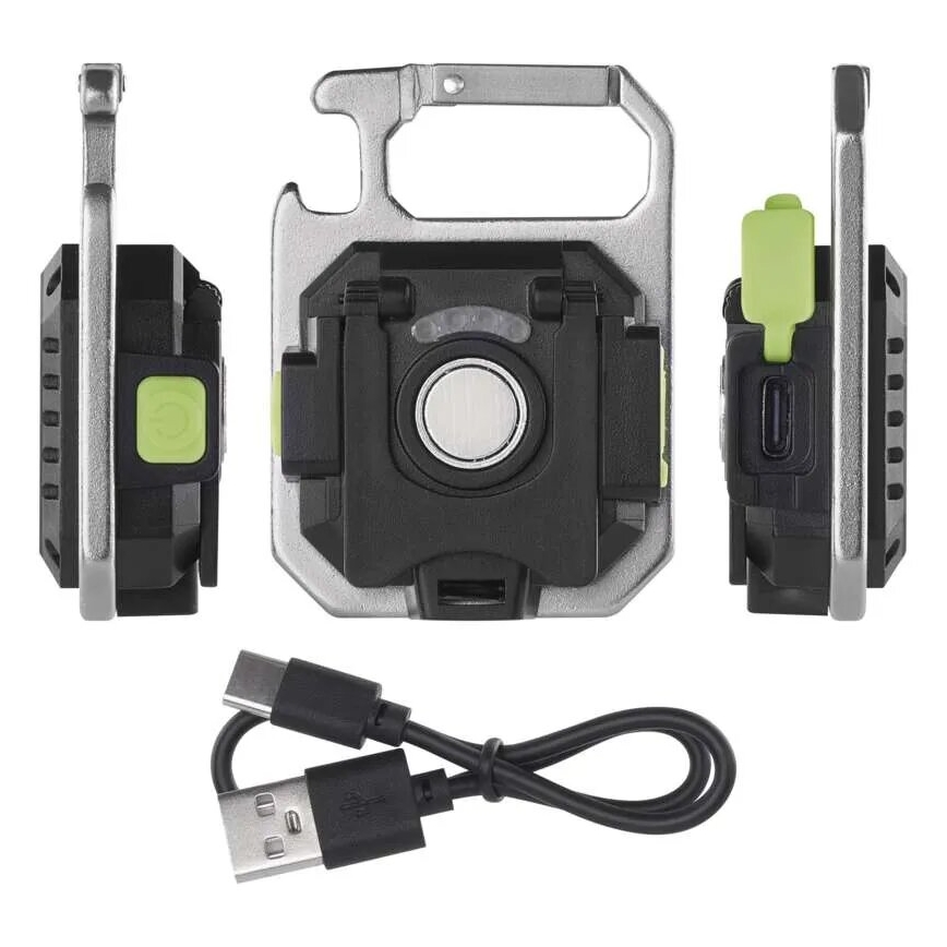 LED Punjiva baterijska lampa LED/USB/3,7V IP44 750 lm 400 mAh