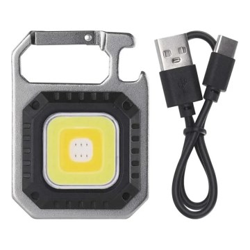 LED Punjiva baterijska lampa LED/USB/3,7V IP44 750 lm 400 mAh