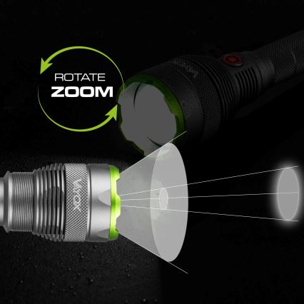 LED prigušiva punjiva lampa sa funkcijom powerbanke LED/5V IPX7 10000 lm 2600 mAh