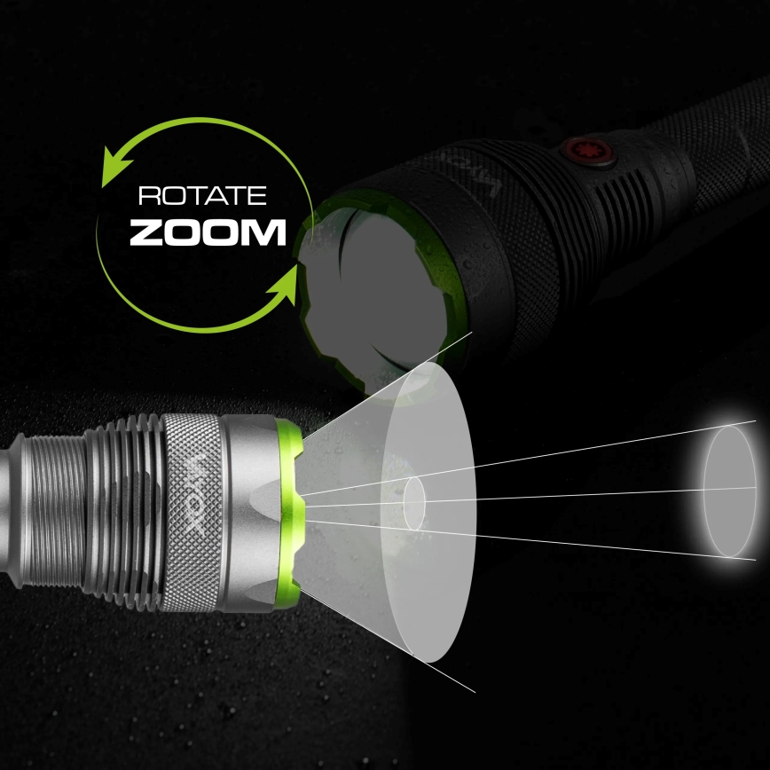 LED prigušiva punjiva lampa sa funkcijom powerbanke LED/5V IPX7 10000 lm 2600 mAh