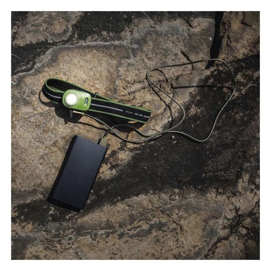 LED punjiva čelna lampa LED/USB 1600 mAh IPX6