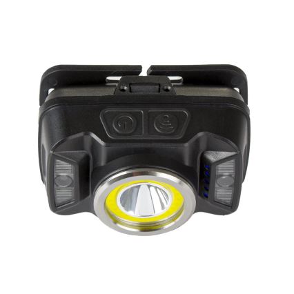 LED prigušiva punjiva čeona lampa sa senzorom i crvenim svetlom LED/15W/5V IP66 430 lm 1800 mAh