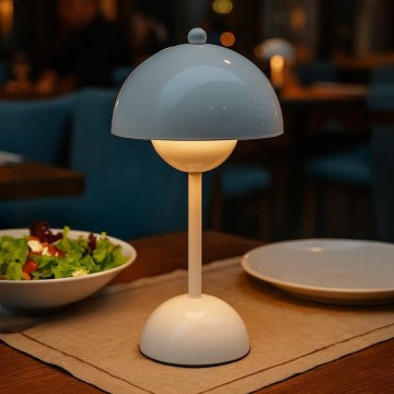 LED punjiva dodirna stona lampa COSTA LED/3W/5V 2400 mAh 3000-6000K bela