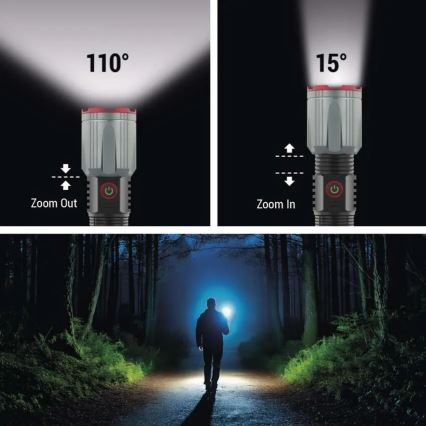 LED punjiva metalna baterijska lampa LED/5V 3000 lm 5000 mAh IP43