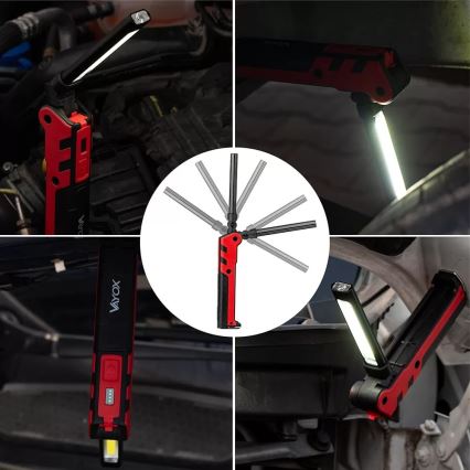 LED punjiva radna lampa LED/5W/5V IPX2 360 lm 2000 mAh