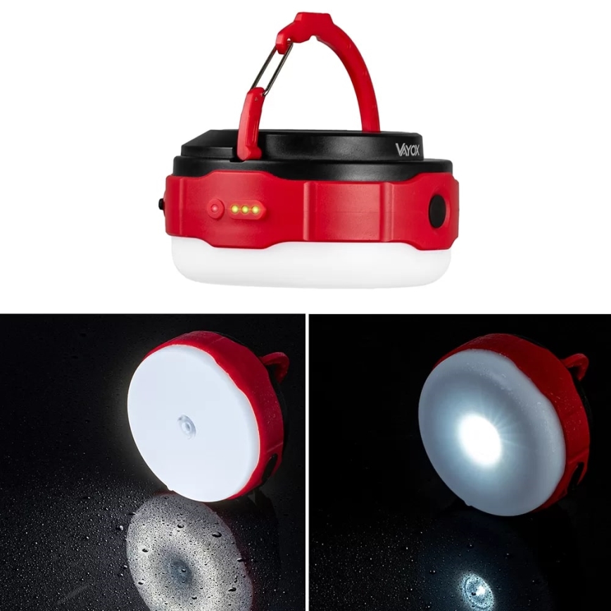 LED prigušiva punjiva solarna svetiljka sa funkcijom powerbanke LED/3W/5V 3000/4000/6500K IPX6 500 lm 2000 mAh