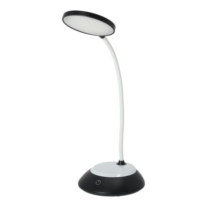 LED prigušiva punjiva stona lampa VISUA LED/5W/5V 3000-5000K 1200 mAh crna