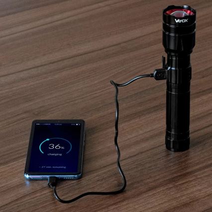 LED prigušiva punjiva baterijska lampa sa funkcijom powerbanke LED/30W/5V IPX5 1060 lm 5000 mAh